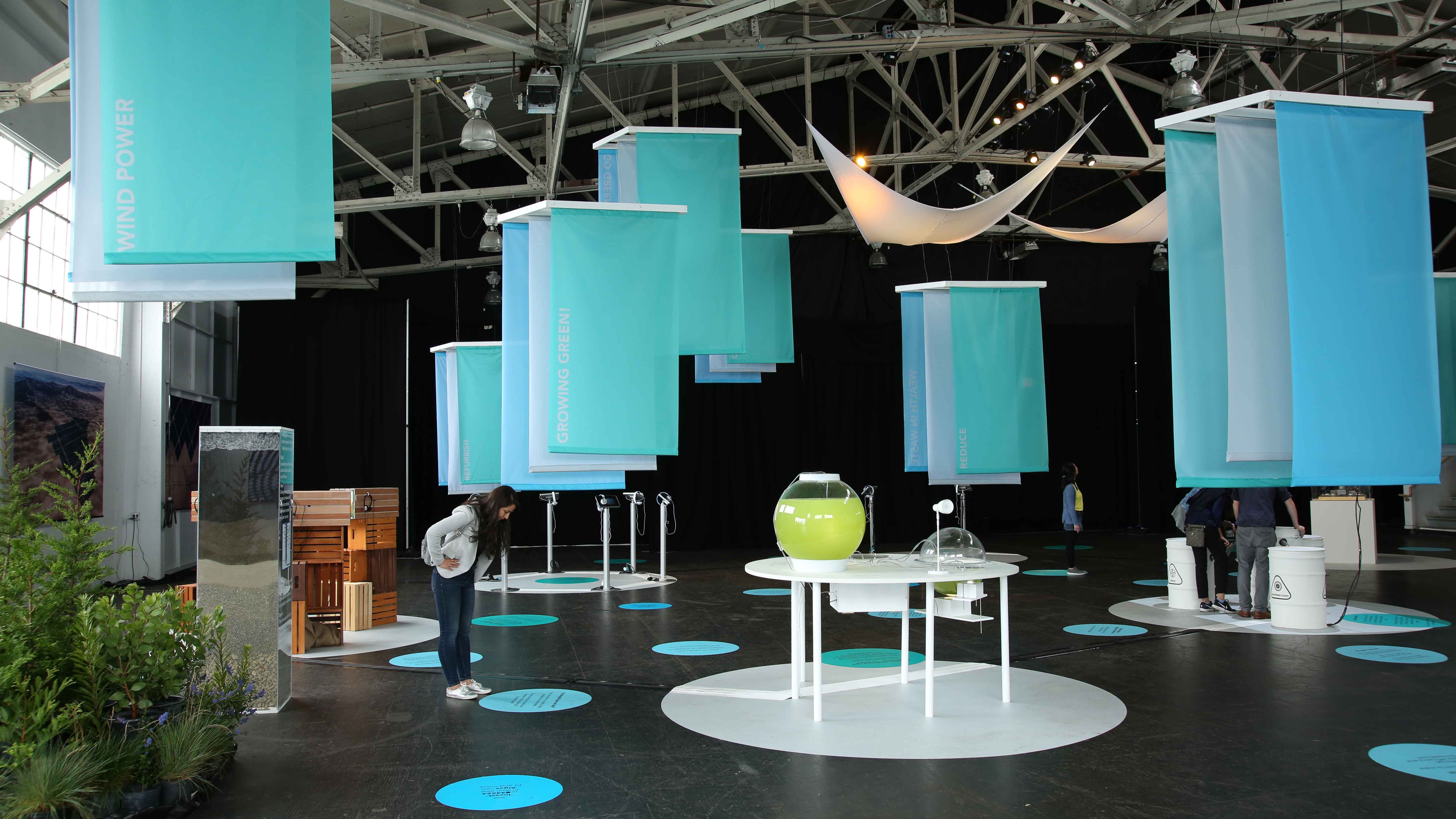 exhibit view at fort Mason